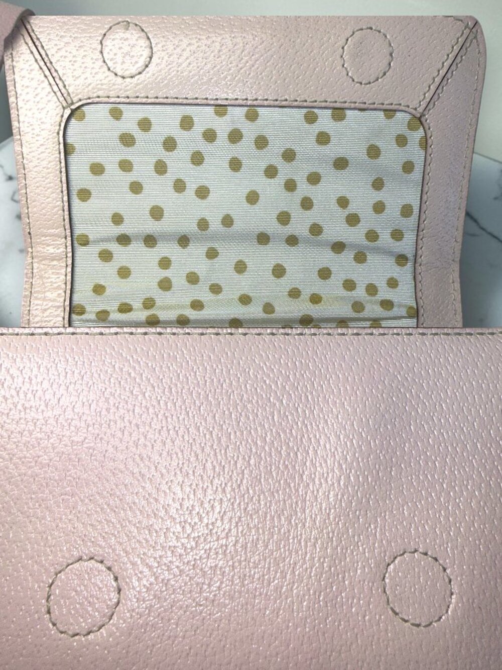 Kate Spade Wellesley Fynn "Ballet Slipper Pink" Leather Crossbody Bag - Picture 7 of 13